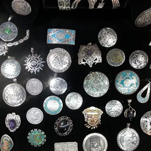 Aztec jewelry at Velez Galleries
