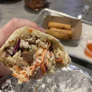 Pork burrito