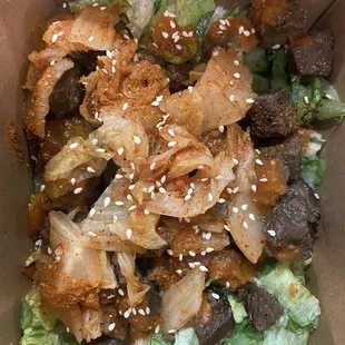 Korean burrito bowl
