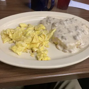 a plate of food on a table