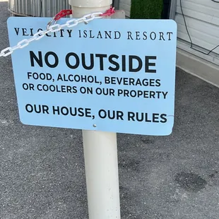 Why isn't this snotty sign posted on their website? Could have saved myself a trip as I would not have driven the 45 minutes to get there