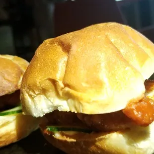 Korean BBQ sliders, amazing