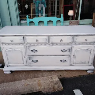 Just bought this vintage Ethan Allen piece to use as a TV stand. $350! Gorgeous solid wood!
