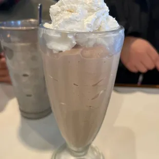 Neapolitan milkshake very yummy