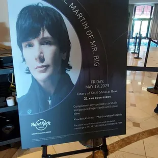 Eric Martin from Mr. Big tonight!