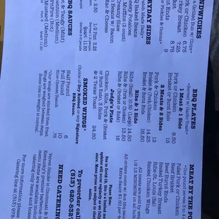 Limited menu. Serving dinner only 4:30 to 7:30.