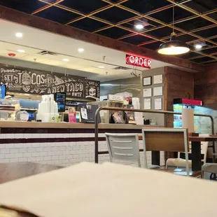 sushi and sashimi, interior