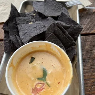 Red curry coconut queso (GF) **