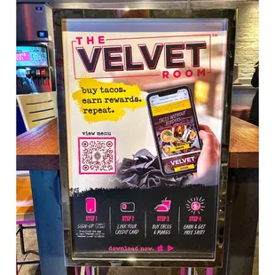 Velvet Taco App. Velvet Taco. W Randolph St.Nice Variety Beef Chicken Pork Fish Vegan Tacos. Pretty Pretty Good! Beer &amp; Margaritas! Cool!