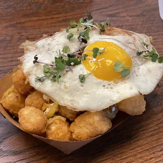 Crisp Tots & Local Egg