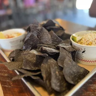 Elote &amp; Chips and Elote Guac