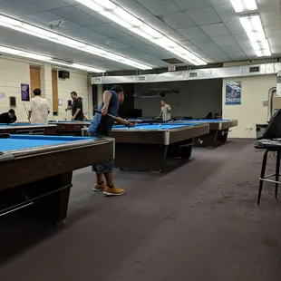 people playing pool