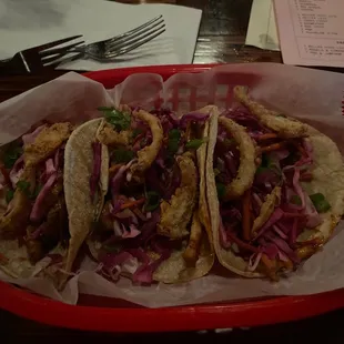 BBQ chicken tacos