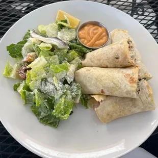 Fish Tacos and Small Caesar