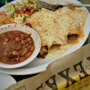 Boudin Enchiladas