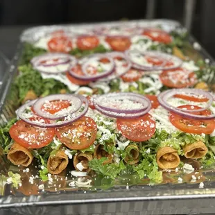 Tacos de Pollo, Catering style