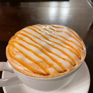 Caffe Calabrian spice cappuccino