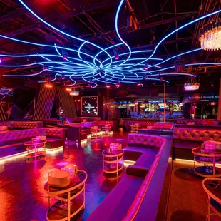 the inside of a nightclub