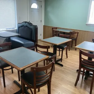 Inside the restaurant