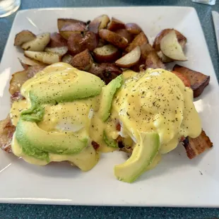 California eggs Benedict