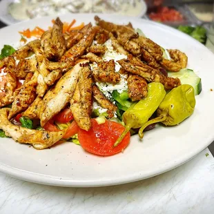 Greek chicken salad