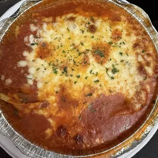 Meat lasagna! So delicious!