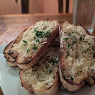 Exceptional garlic bread