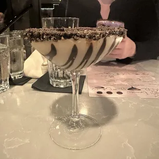 Mint chocolate martini