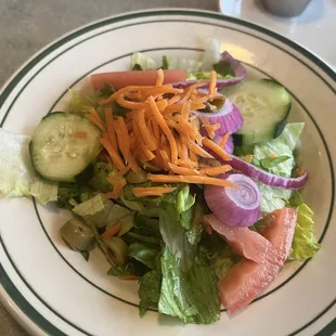 House Salad - bit pricey at $5.95