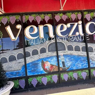 the front of a restaurant