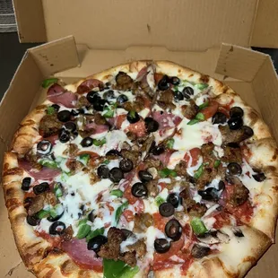 Customer favorite!  Special Pizza - size in photo is medium.