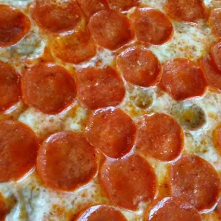 a pepperoni pizza
