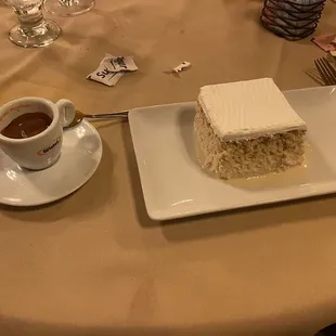 Espresso and Tres Leches