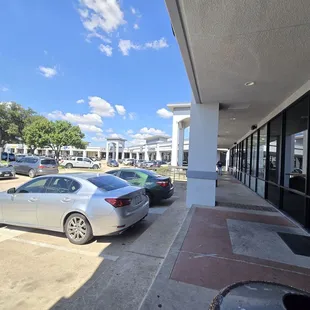 sushi and sashimi, outside