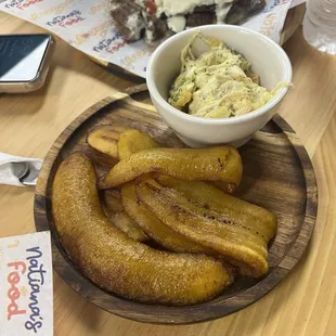 sweet plantains &amp; potato salad