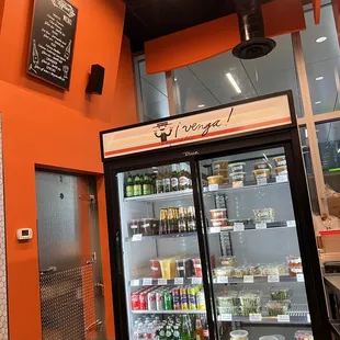 Drink options + Togo foods (salads, soups, etc.)