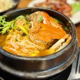 Spicy crab stew