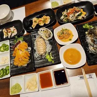 First round of sides