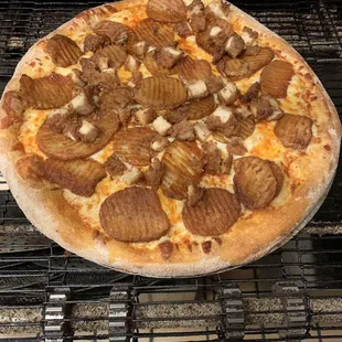 pizza, food