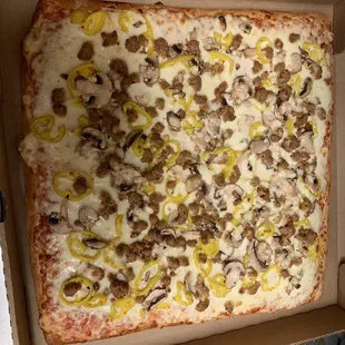 pizza, food