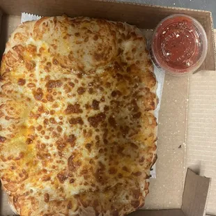 Bread sticks with cheese