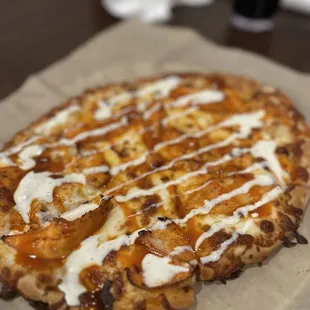 Buffalo chicken pizza
