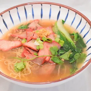 BBQ pork noodle soup