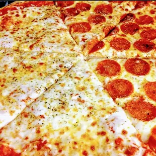 pepperoni and cheese pizza