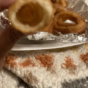 Mozzarella sticks minus the cheese