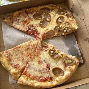 I asked for light cheese and they put too much cheese.  Plus the pie was salty and undercooked. Not good today.