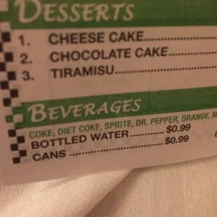 Proof that they said they had Diet Coke.