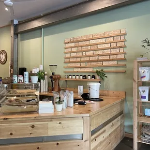 Inside the café