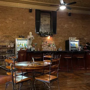 the interior of a restaurant