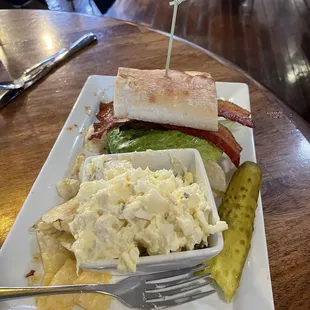 Cajun shrimp sandwich